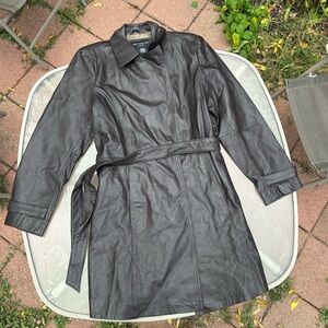 Vintage Belted Waist Trench Coat